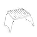 Folding Backpacking Camping Campfire Grill Rack Stand for Stove Oven Barbecue