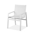 Whiteline Modern Outdoor Living White Rio Contemporary Outdoor Dining Chair 2 Piece Set