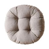 Round Chair Cushions 18.9x18.9 Inch Indoor/Outdoor Floor Pillows Cushions Circle Futon Cushion Tatami Seat Pad Soft Thick Cotton Chair Pads for Patio Living Room Sofa Balcony