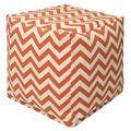 Majestic Home Goods Chevron Indoor/Outdoor Ottoman Pouf Cube