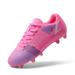 Dream Pairs Boys Girls Soccer Cleats Kids Football Shoes Toddler/Little Kid/Big Kid SDSO224K ROSE RED/WHITE Size 2