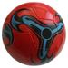 Trjgtas Size 5 Machine-Stitched Football Ball Match Sports Training Ball Pu Soccer Ball Standard Outdoor Training Balls Red