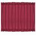 Unique Bargains French Door Window Blackout Curtain Panel Burgundy 54 x 40