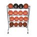 Champion Sports 16 Ball 4 Tier Rolling Basketball Storage Rack