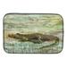 Alligator Sunset Dish Drying Mat