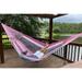 Mucel 2 Person Handmade Mayan Wove Cotton Hammock in Dragon Fruit