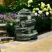 Cascade Rock Outdoor 3 Tier Water Fountain - 23 in.