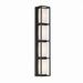 Eurofase Lighting 44651 Tamar 4 Light 5 Tall Led Outdoor Wall Sconce - Black