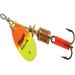 Mepps Aglia Plain Treble Spinner Hot Orange Chartreuse 1/8 Oz