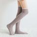 POROPL Socks For Women Autumn Winter Women Home Thick Warmth Coral Fleece Knee-pad Stockings