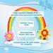 Seaich Inflatable Water Sprinkler Rainbow Color Design Kids Outdoor Water Toys