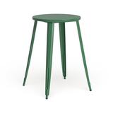 Flash Furniture 30 Round Metal Indoor-Outdoor Bar Height Table Green