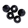 Paracord Planet Black Plastic Bungee Balls for Elastic Stretch Rope Bungee Cord or Shock Cord - Multiple Pack Options