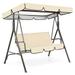 Swing Seat Cover Chair Waterproof Shield Patio Garden Yard Outdoor Seat Cover Patio Garden Yard Outdoor Swing Seat Cover Chair Waterproof Cushion Seat Replacement Beige Seat 150*50*10cm