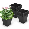 10-Pack Gardening Nursery Container Pots 3 Gallon with Drage Holes White Pots for Indoor Outdoor Plants Flowers Vegetable