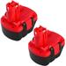 2 Pack 12V 3.0Ah BAT043 Ni-MH Replacement for Bosch 12v Battery BAT045 BAT120 BAT139 2607335542 2607335526 2607335274 2607335709 Cordless Power Tool