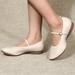 Women Shoes Women s Shoes Solid Color Asakuchi Latin Dance Shoes Soft Sole Dance Shoes White 9