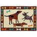 Friendly Fidos Jellybean Accent Washable Rug 20 x 30 JB-SH006