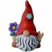 Clearance! EQWLJWE Outdoor Garden Gnome Dwarf Statue Statuary with Flower for Patio Lawn Garden Decoration