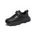 Eloshman Kids Walking Shoes Boys Grils Sport Tennis Running Athletic Fashion Sneakers Black 2Y