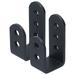 ANGGREK Sturdy Bracket 2Pcs Carbon Steel Bracket Exhibition Thicken Hook Wooden Door Security Door Uâ€‘Shaped Bracket for Home Antiâ€‘Rust Uâ€‘Shaped Bracket