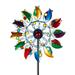 Evergreen 75 H Solar Wind Spinner Radiant Jewel- Fade and Weather Resistant Outdoor Decor