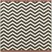 Mark&Day Outdoor Area Rugs 9x9 Deloraine Modern Indoor/Outdoor Black Square Area Rug (8 10 Square)