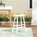 GARDEN 29 Inches Adirondack Plastic Outdoor Bar Stools for Patio White