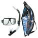 TUSA Sport Adult Liberator Mask and Snorkel Combo Gray