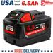 For Milwaukee 6500mAh M18 Battery 6.5AH 18V Lithium Extended Capacity XC 1x Battery 48-11-1860