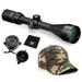 Vortex Optics Diamondback 3.5-10x50 SFP Dead-Hold BDC (MOA) Reticle 1 inch Tube with Free Hat (Camo Forest) Bundle