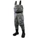 Frogg Toggs Men s Steelheader Lug Sole Bootfoot Chest Wader | Gray | Size 9 Husky