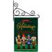 Breeze Decor 13 x 18.5 in. Nutcracker Holiday Garden Flag Set for Wintertime Christmas Double-Sided Decorative Vertical Flags & House Decoration Banner Yard Gift