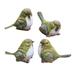 Wall Mounted Animal Sculpture Ornament Strong 4PCS Durable. Resin Pool Landscaping Lawn Garden Bird Statue Decoration