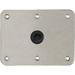Attwood Lock\ N-Pin 3/4 Base Plate 3 x 4 Non-Threaded Stainless Steel with Steel Lip Tube