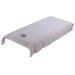 Spa Massage Bed Sheet Cover with Face Breath Hole Soft Massage Table Sheet - Facial Bed Cover - Flat and Fitted Sheets - Gray