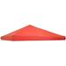 Sunnydaze Oxford Fabric Standard Pop-Up Canopy Shade - 10 x 10 - Red