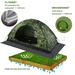 OTVIAP Outdoor Camouflage UV Protection Waterproof One Person Tent for Camping Hiking UV Tent Camouflage Tent