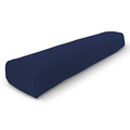 Bean Products Yoga Bolster - Handcrafted In The USA With Eco Friendly Materials - Studio Grade Support Cushion That Elevates Your Practice & Lasts Longer - Pranayama Cotton Navy