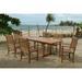 Anderson Teak Bahama Wilshire Armchair 7-Pieces Extension Dining Set