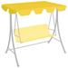 Replacement Canopy for Garden Swing Yellow 89 x73.2 270 g/mÂ²