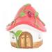 TINKER Fairy House Garden Statues - Miniature Resin Crafts House Ornaments Cute Cartoon Mushroom Fort/Pine Cone House/Pumpkin House for Garden Patio Outdoor Decoration