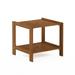 Furinno Tioman Hardwood Outdoor Mississippi Side Table with Umbrella Hole