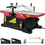 VEVOR 6 Benchtop Planer 1650W Thickness Planer 12000RPM/min Electric Wood Planer Copper Motor HSS Precise Blade with 2 Push Blocks & Adjustable Thickness for Wood Cutting