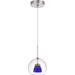 Cal Lighting Integrated dimmable LED double glass mini pendant light. 6W 450 lumen 3000K