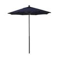 Belen Kox 7.5 Oceanside Series Patio Umbrella With Fiberglass Pole Fiberglass Ribs Push Lift With Olefin Navy Blue Fabric