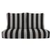 RSH DÃ©cor Indoor Outdoor Sunbrella Deep Seating Loveseat Cushion Set 1- 46â€� x 26â€� x 5â€� Seat and 2- 25â€� x 21â€� Backs Cabana Classic