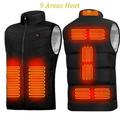 Yilibing Heated Vest USB Charging Lightweight Heated Jacket Heating Clothing for Men Women Outdoor(Battery Not Included)