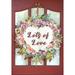 America Forever Flags Double Sided Garden Flag - Home Is Where The Heart Is 12.5 x 18 Inches Happy Valentine s Day Love Hearts Garden Flag Seasonal Yard Outdoor Holiday Decorative Flag