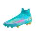 Cyiecw Men s Soccer Cleats Professional High-Top Football Shoes Outdoor Indoor Boys Spikes Soccer Shoes